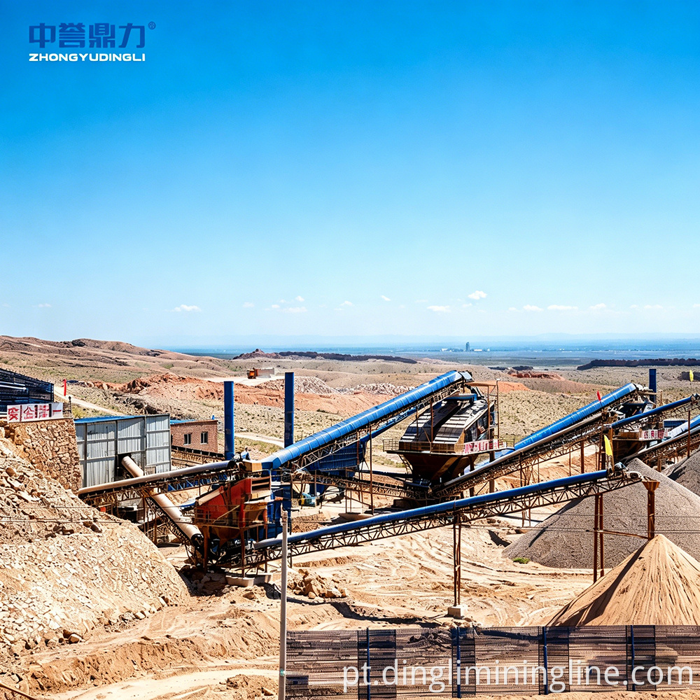 basalt aggregate production line